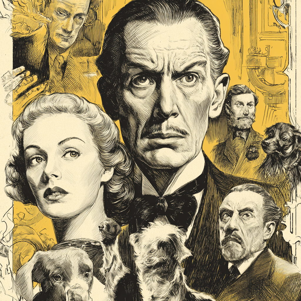 Affiche de cinéma vintage reproduction de l'époque