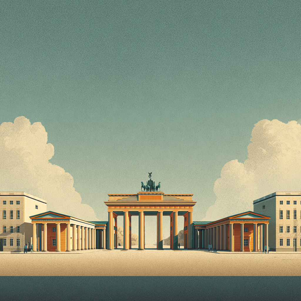 Affiche vintage Berlin museum