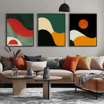 Affiche design décoration salon